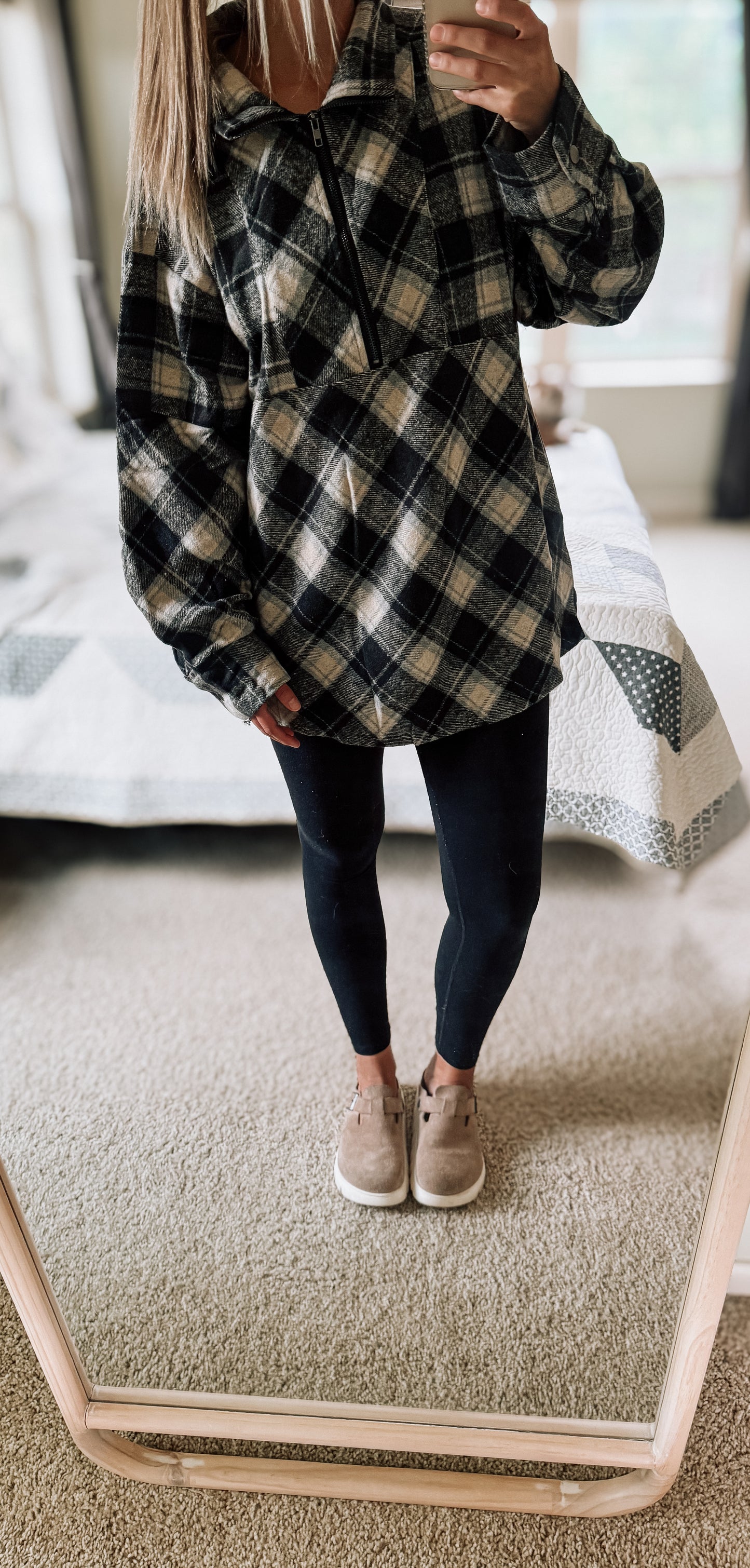 moody pines flannel