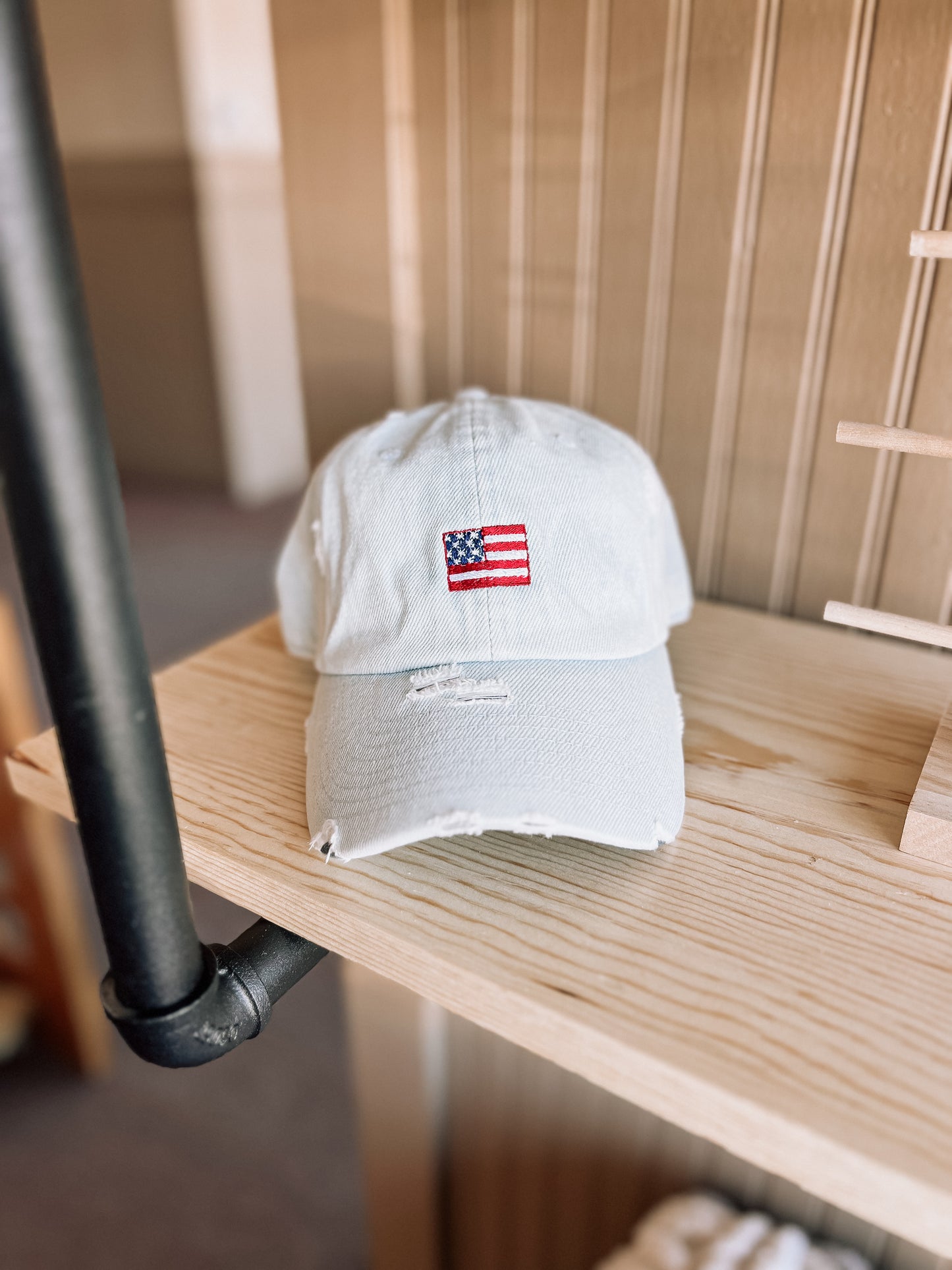 mini american flag ballcap