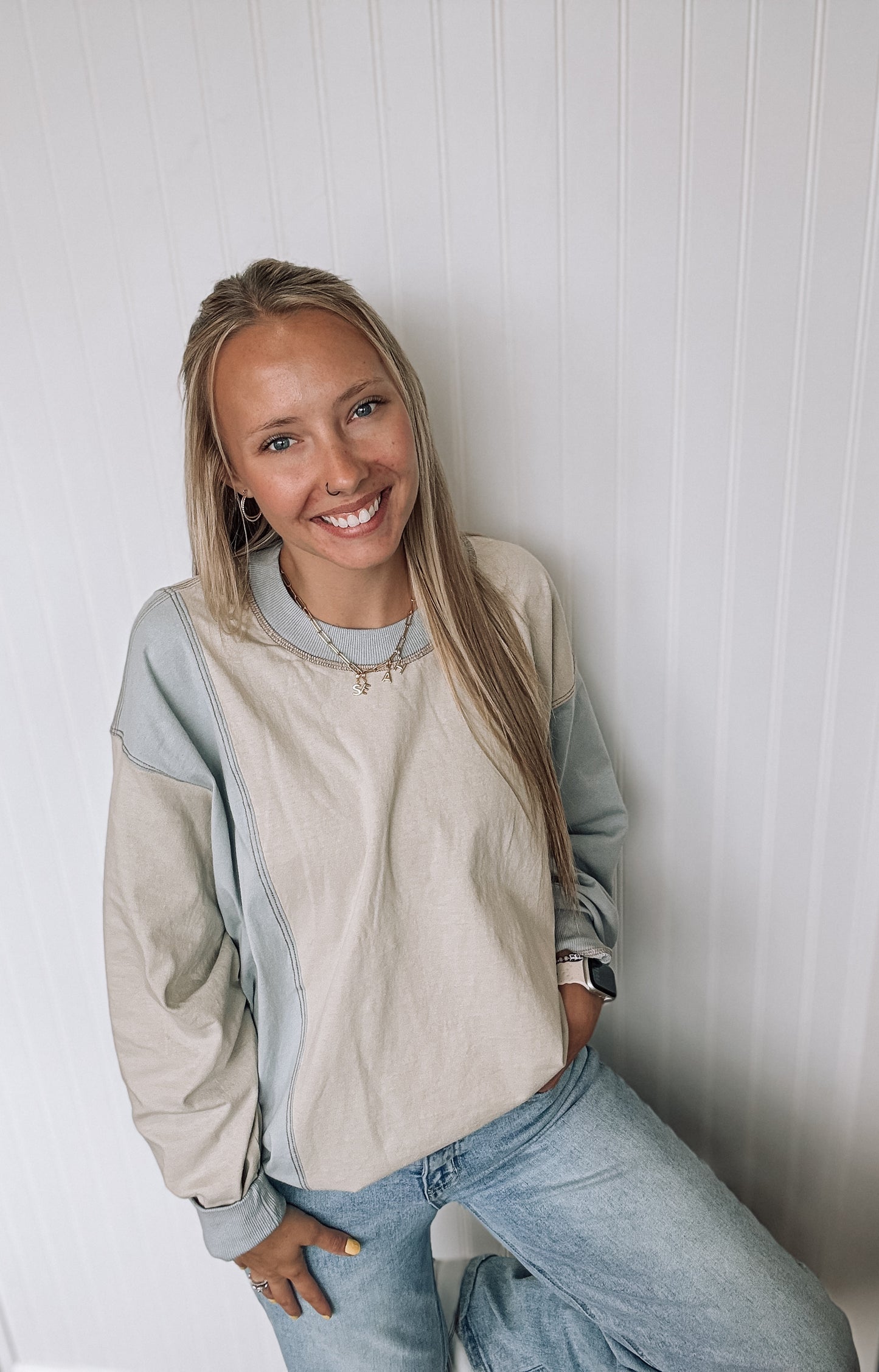 coastal breeze pullover