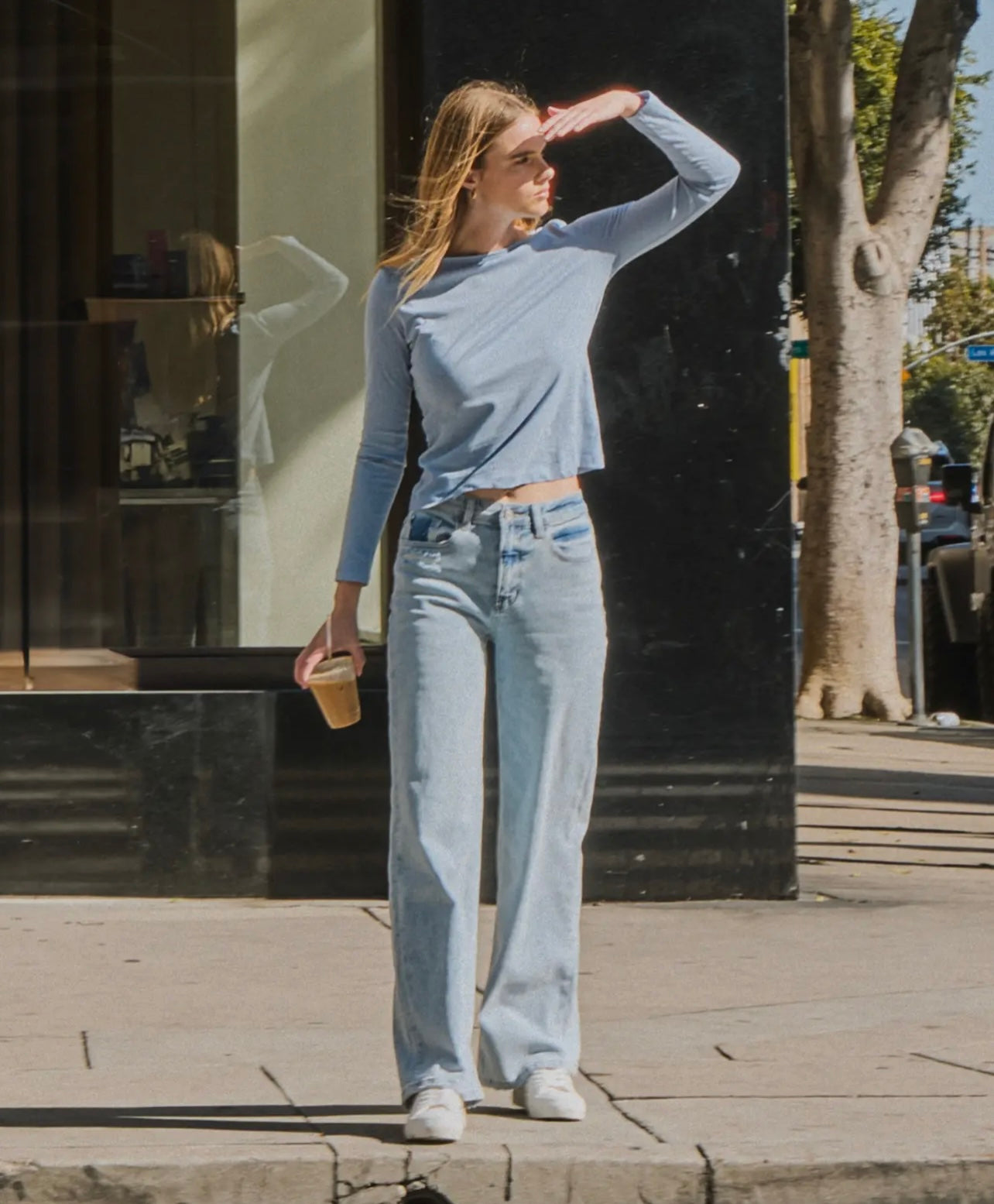 high rise super wide leg jeans - lovervet by vervet
