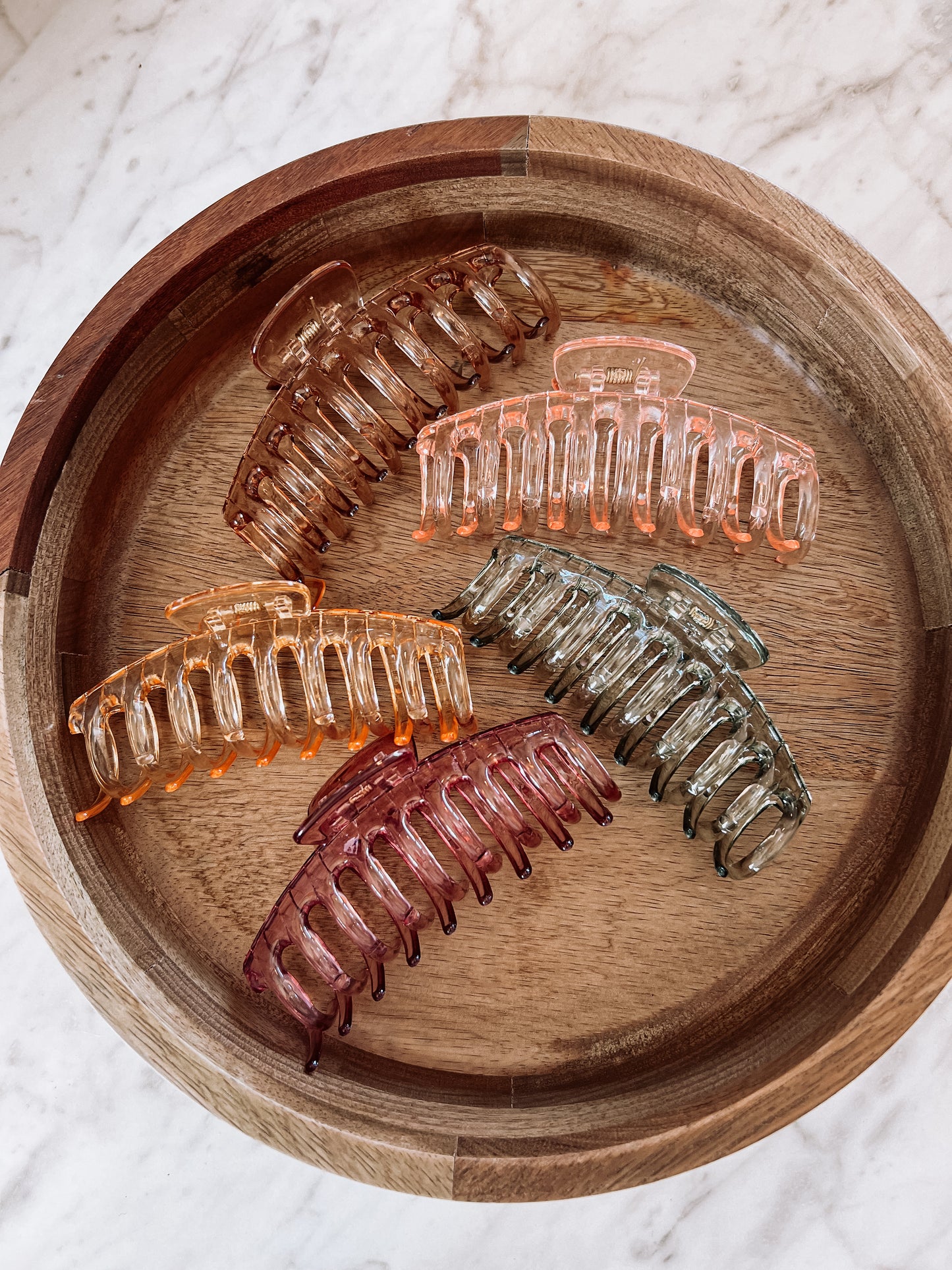 large spring claw clips