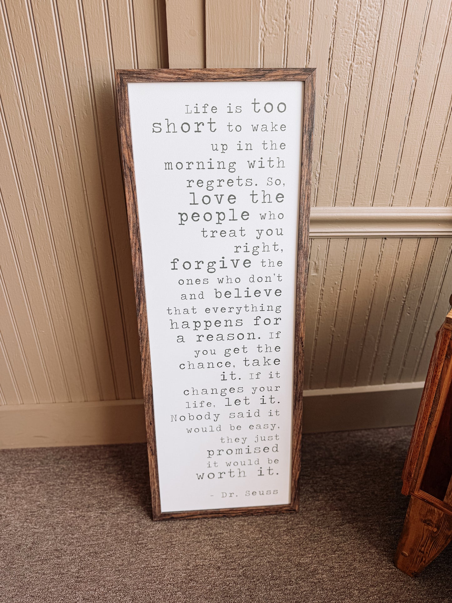 dr. seuss quote sign