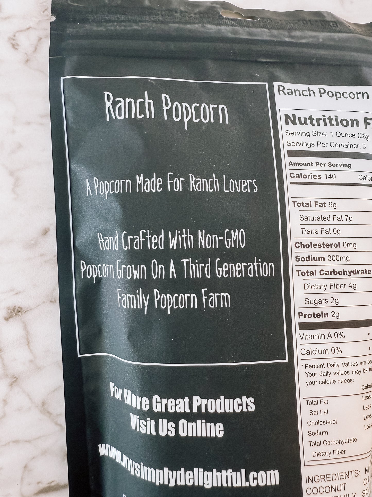 simply delightful popcorn