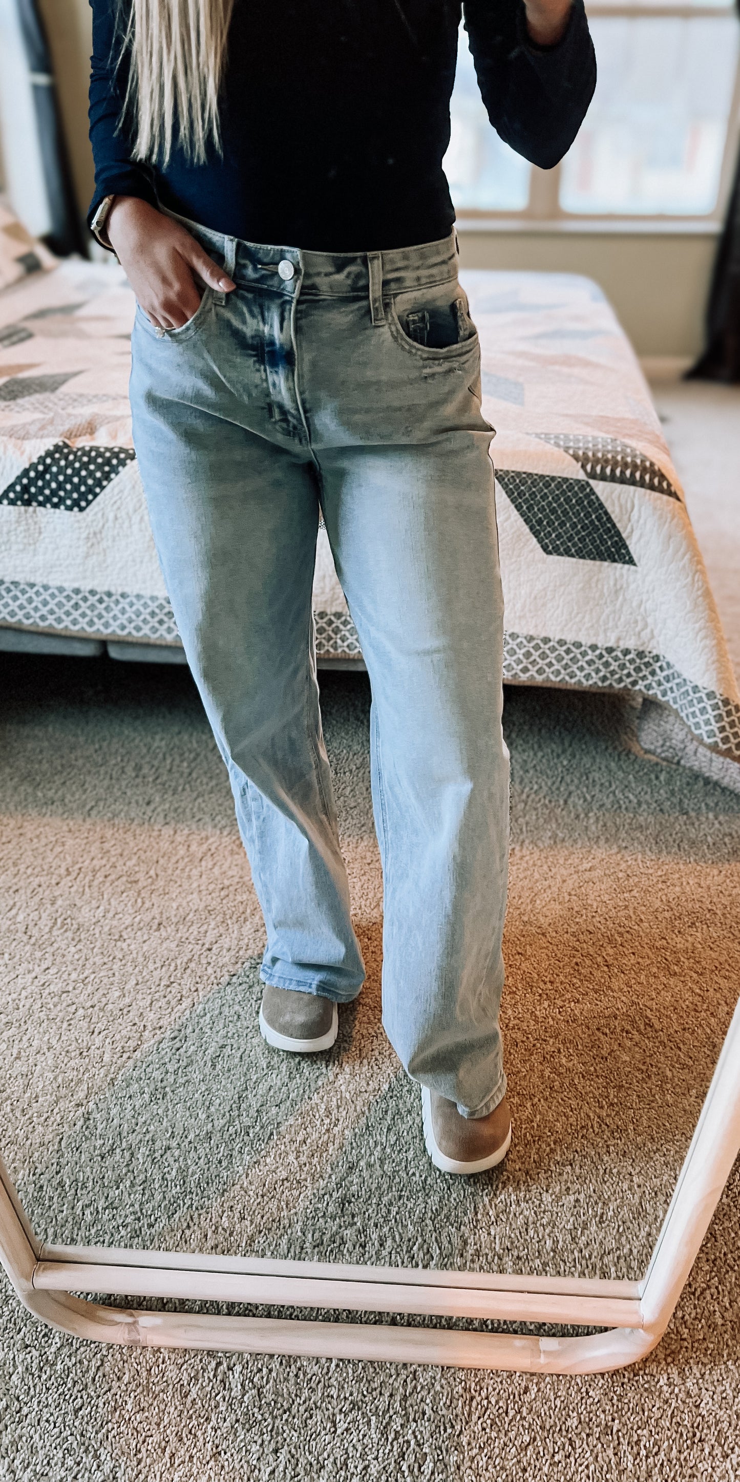 high rise super wide leg jeans - lovervet by vervet