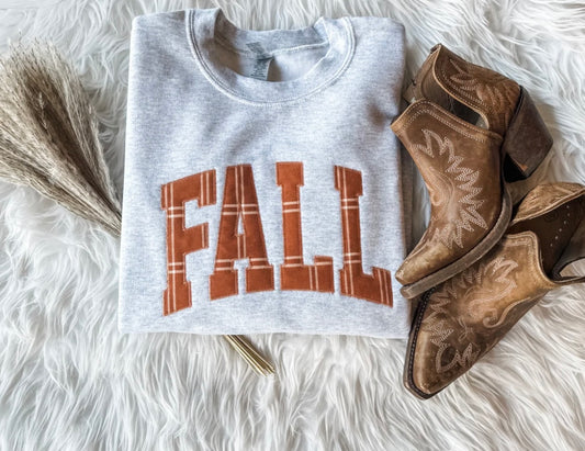 fall block letter crew