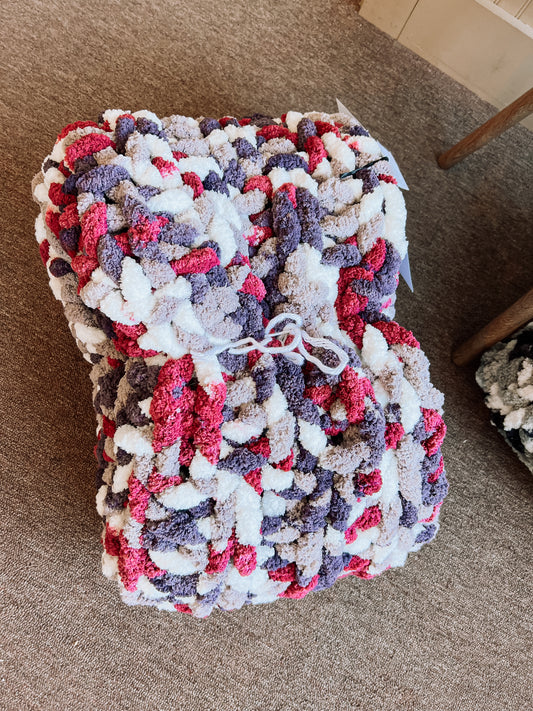 handmade chunky blanket