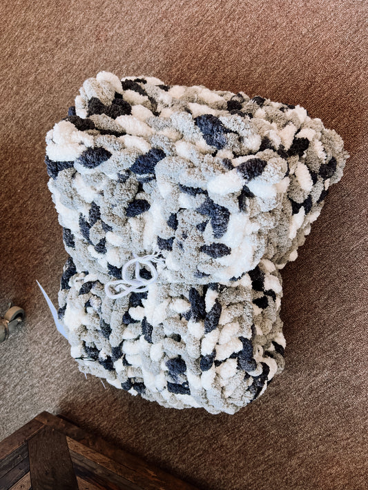 handmade chunky blanket