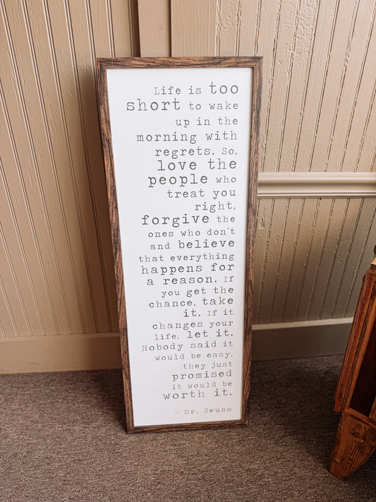 dr. seuss quote sign